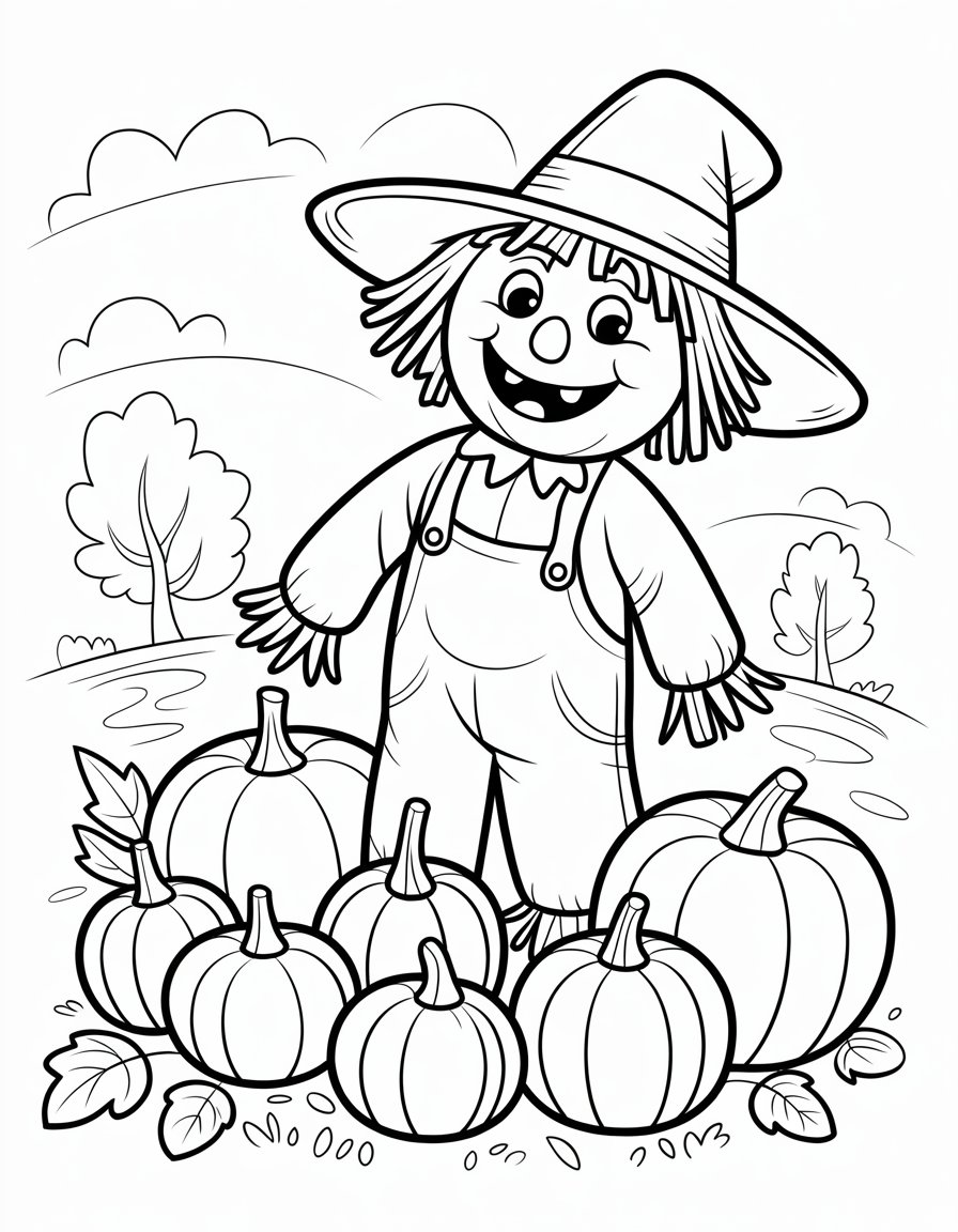 Fall Coloring Pages