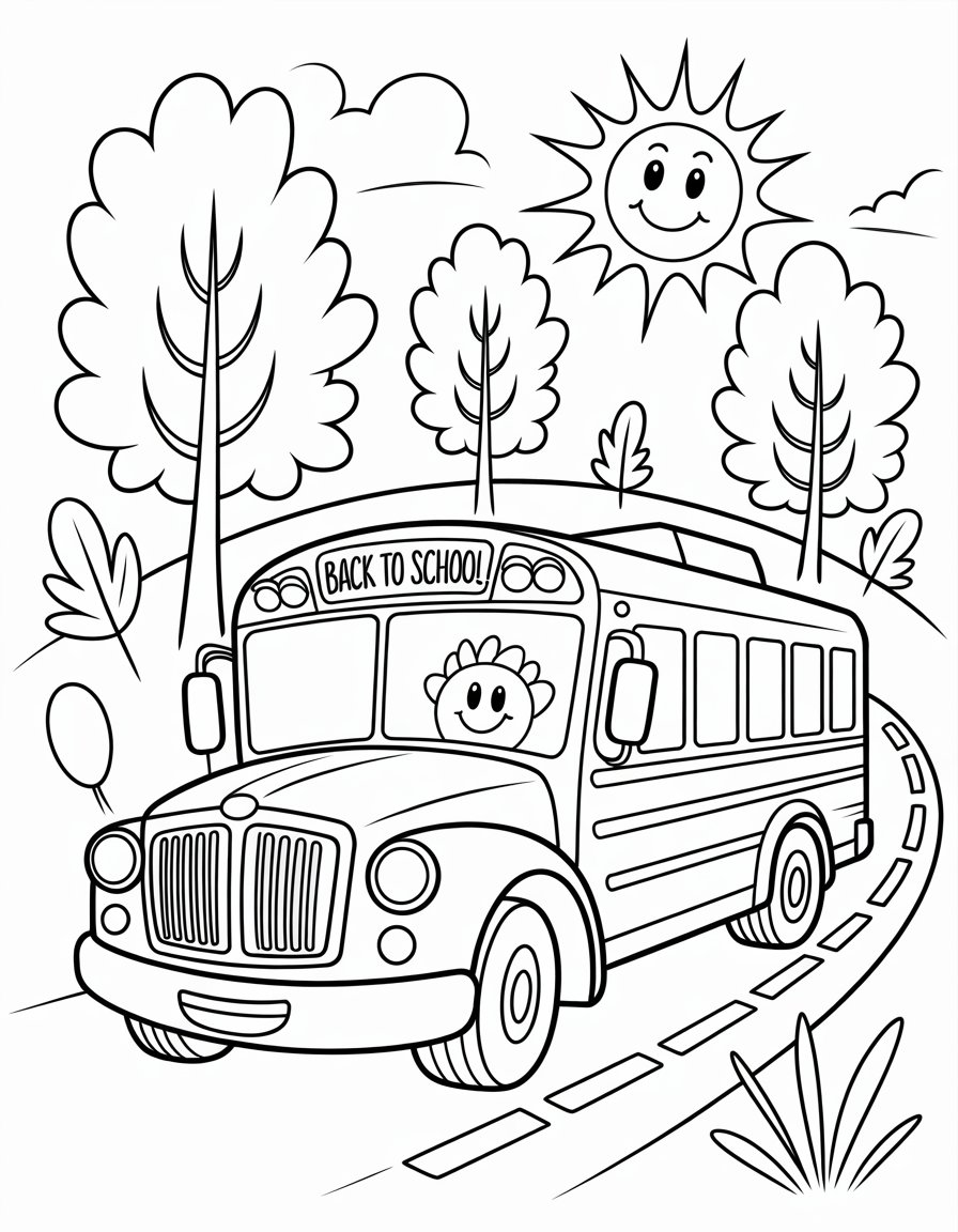 september coloring page