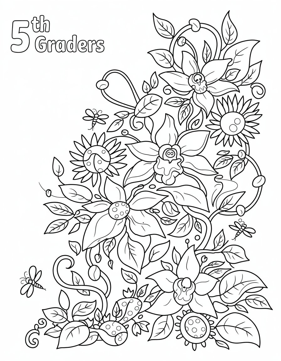 coloring sheets for 5th graders