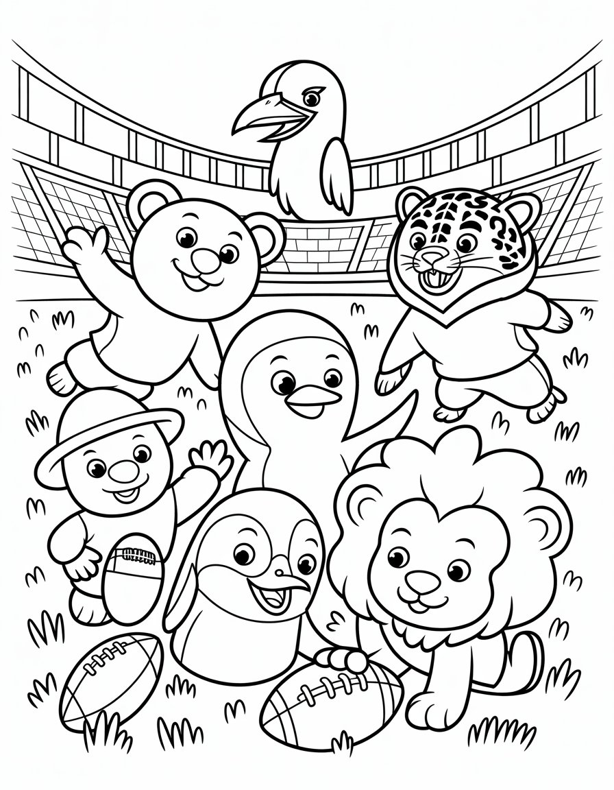 nfl teams coloring page