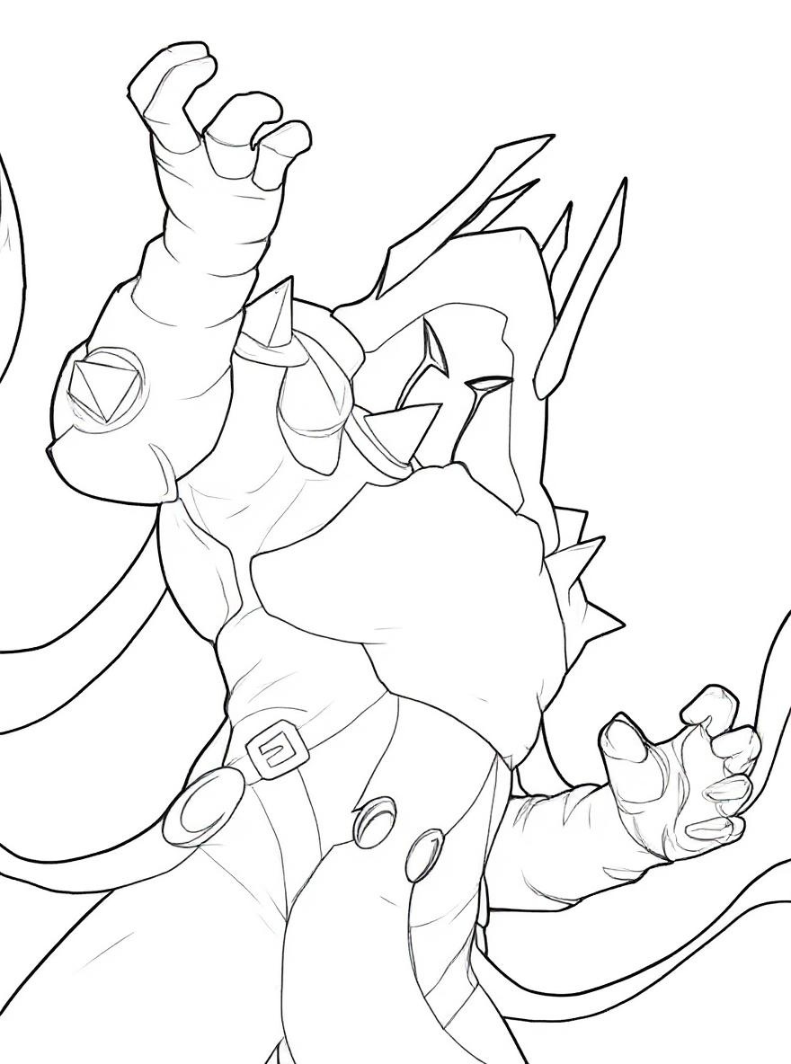fortnite ice king powerful stance coloring page