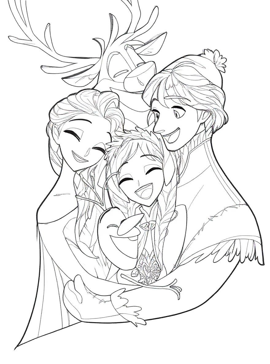 Frozen Coloring Pages