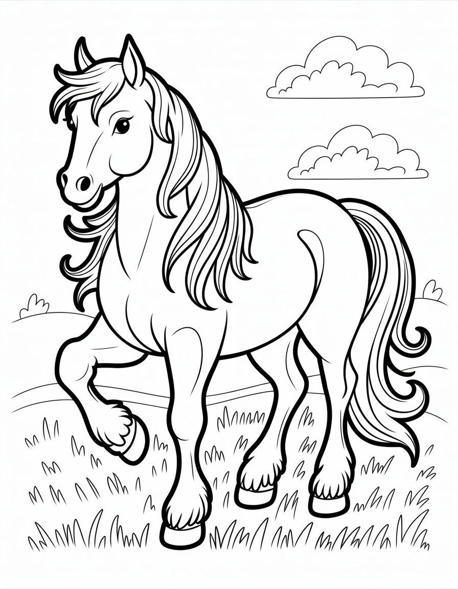 Horse Coloring Pages