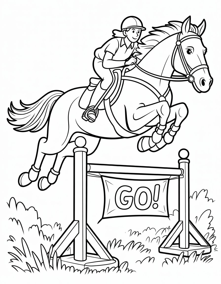 horse show jumping