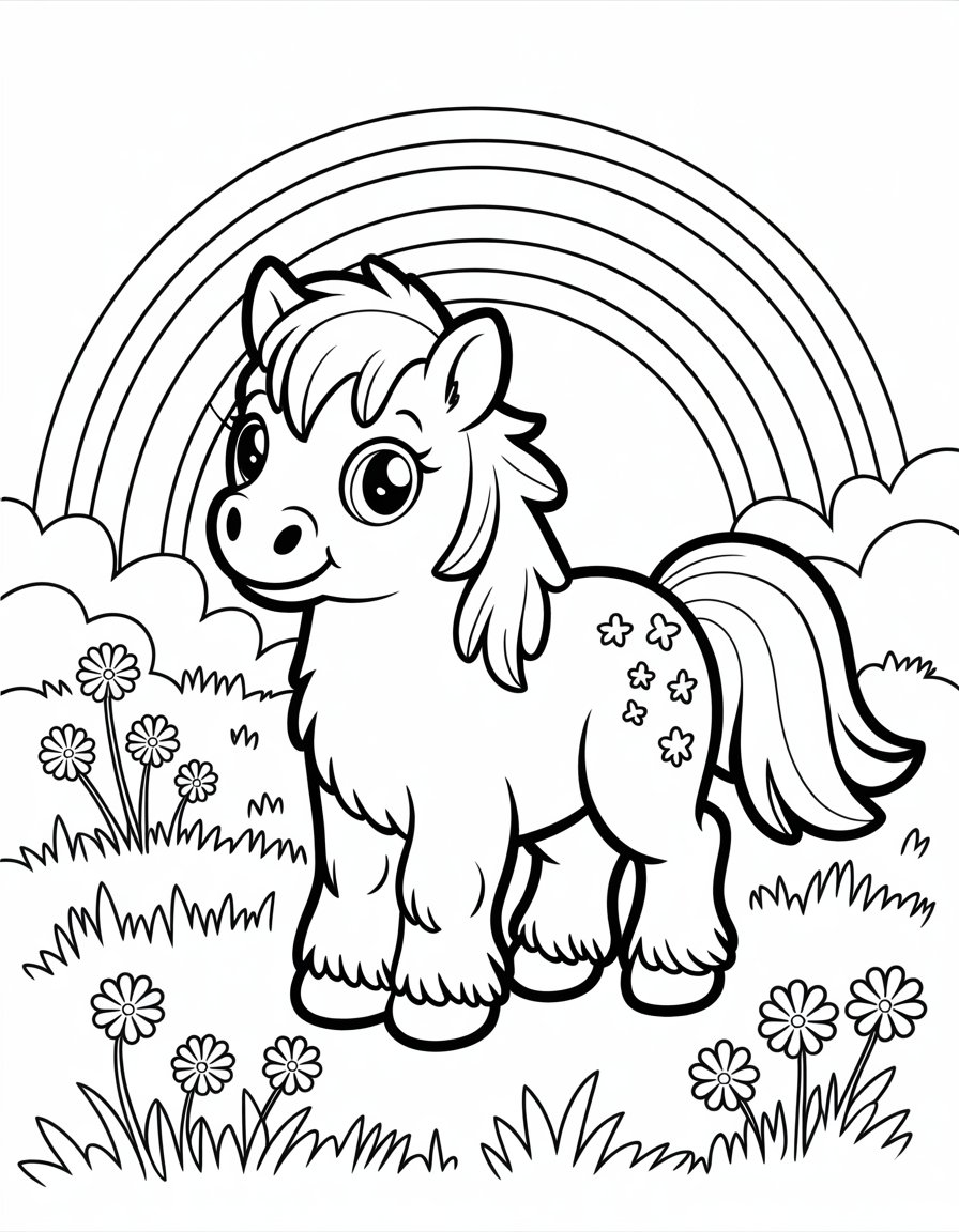 pony by rainbow