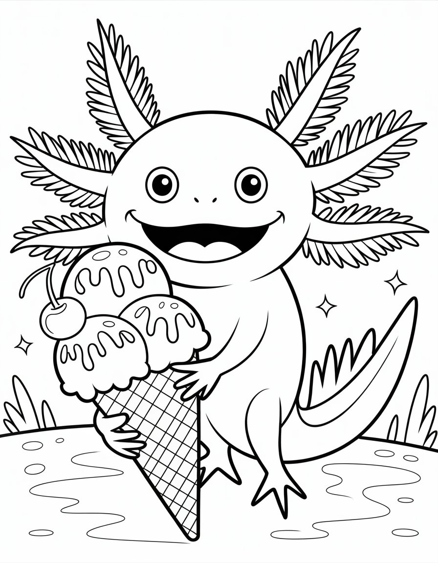 axolotl ice cream