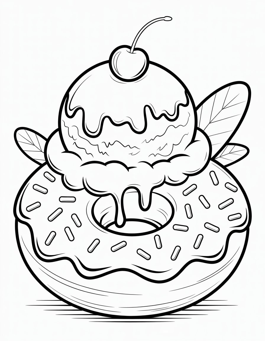 donut ice cream