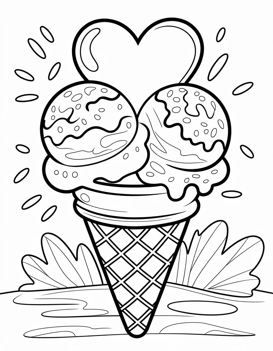heart ice cream