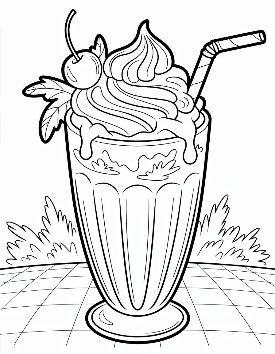 ice cream milkshake
