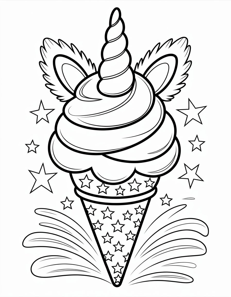 ice cream unicorn