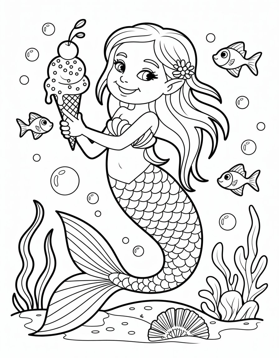 mermaid ice cream
