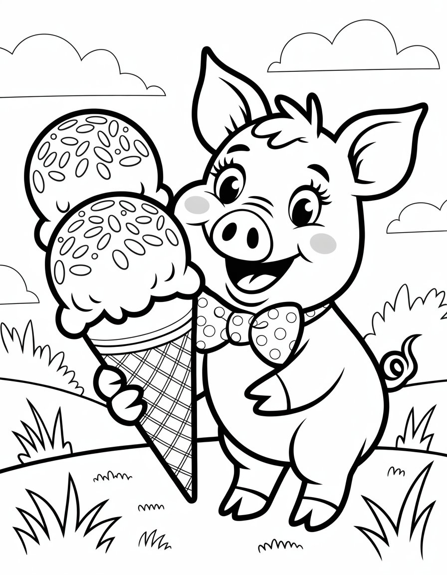 pig ice cream