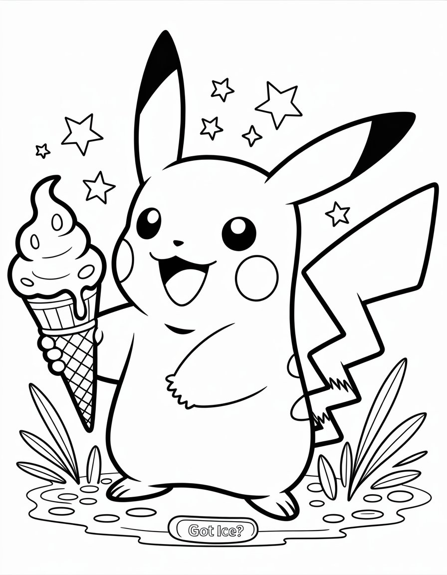 pikachu ice cream