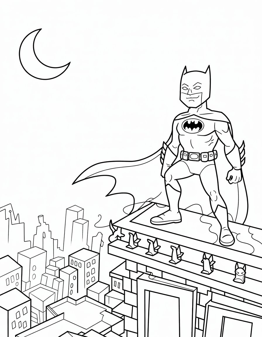Batman Watching Over Gotham