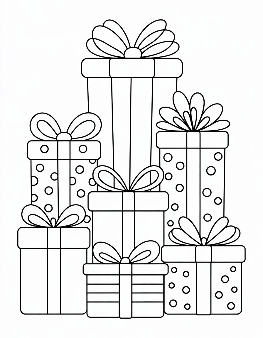 Christmas Presents Pile