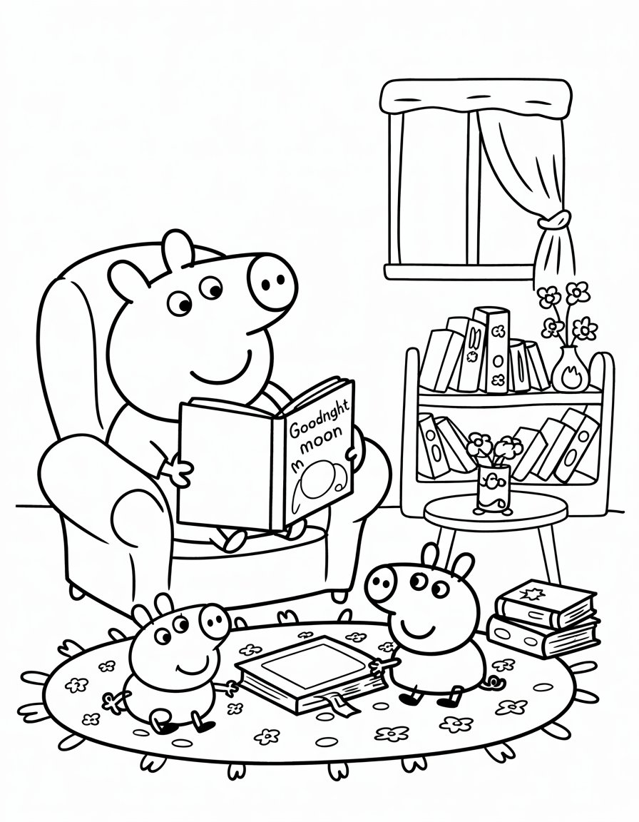 Daddy Pig Reads a Story
