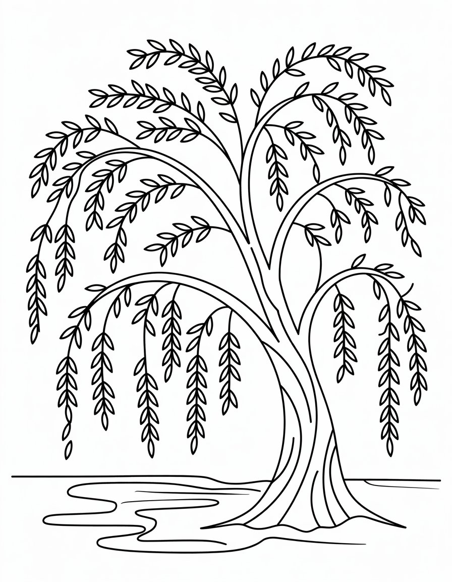 Gentle Willow Tree