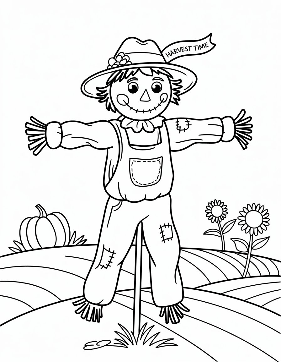 Happy Harvest Scarecrow