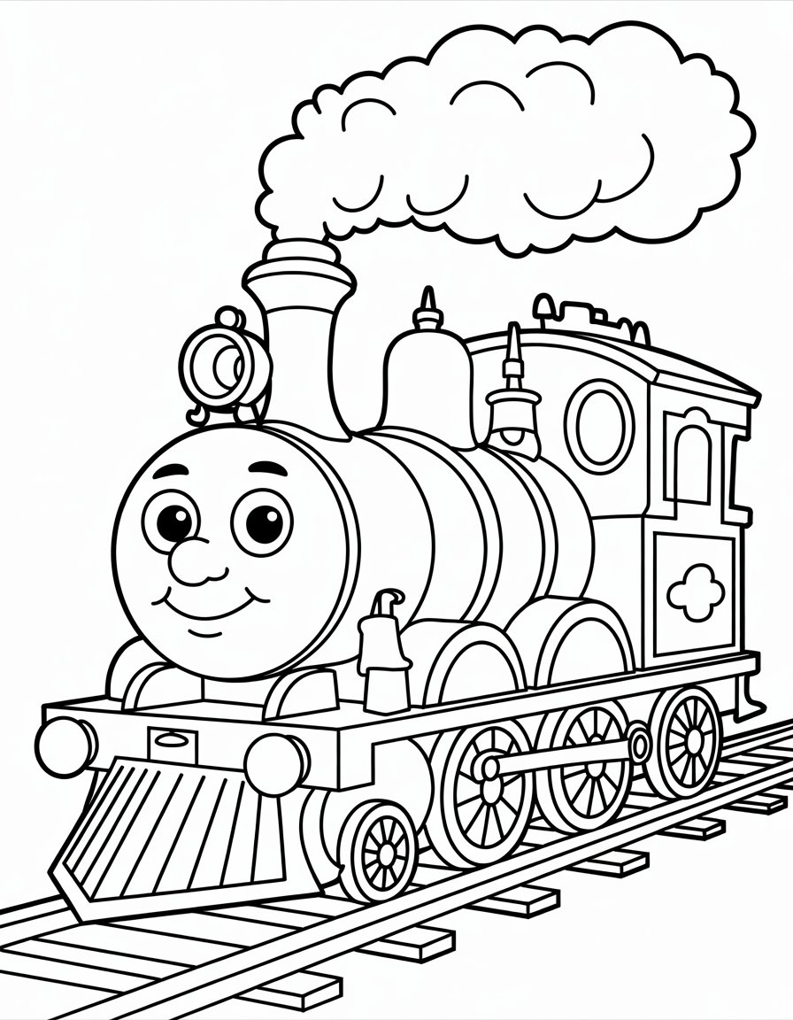 Happy Steam Train