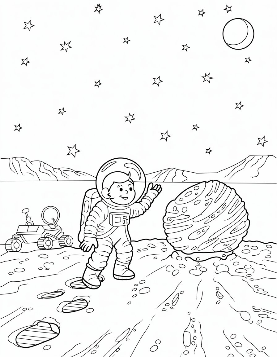Mars Explorer Astronaut