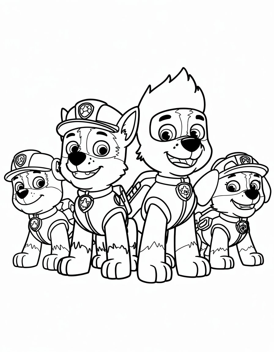 Paw Patrol Team Together