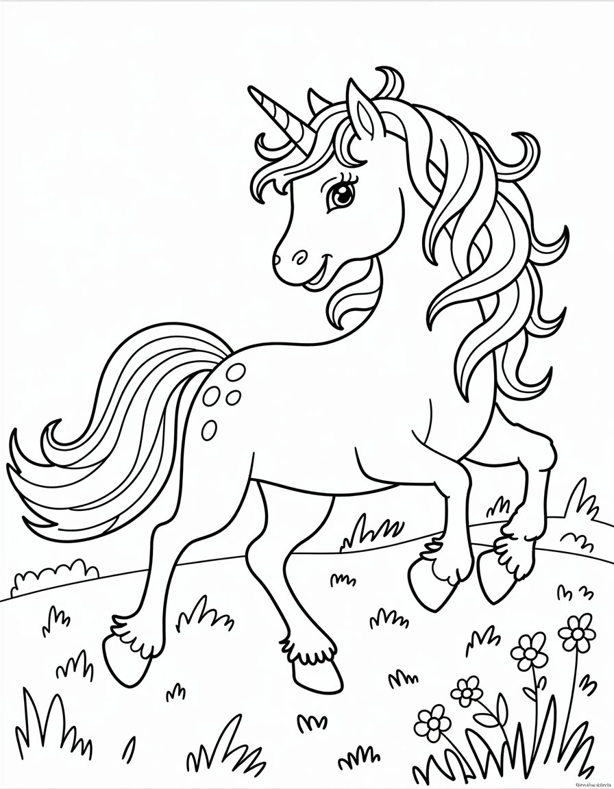 Rainbow Mane Unicorn