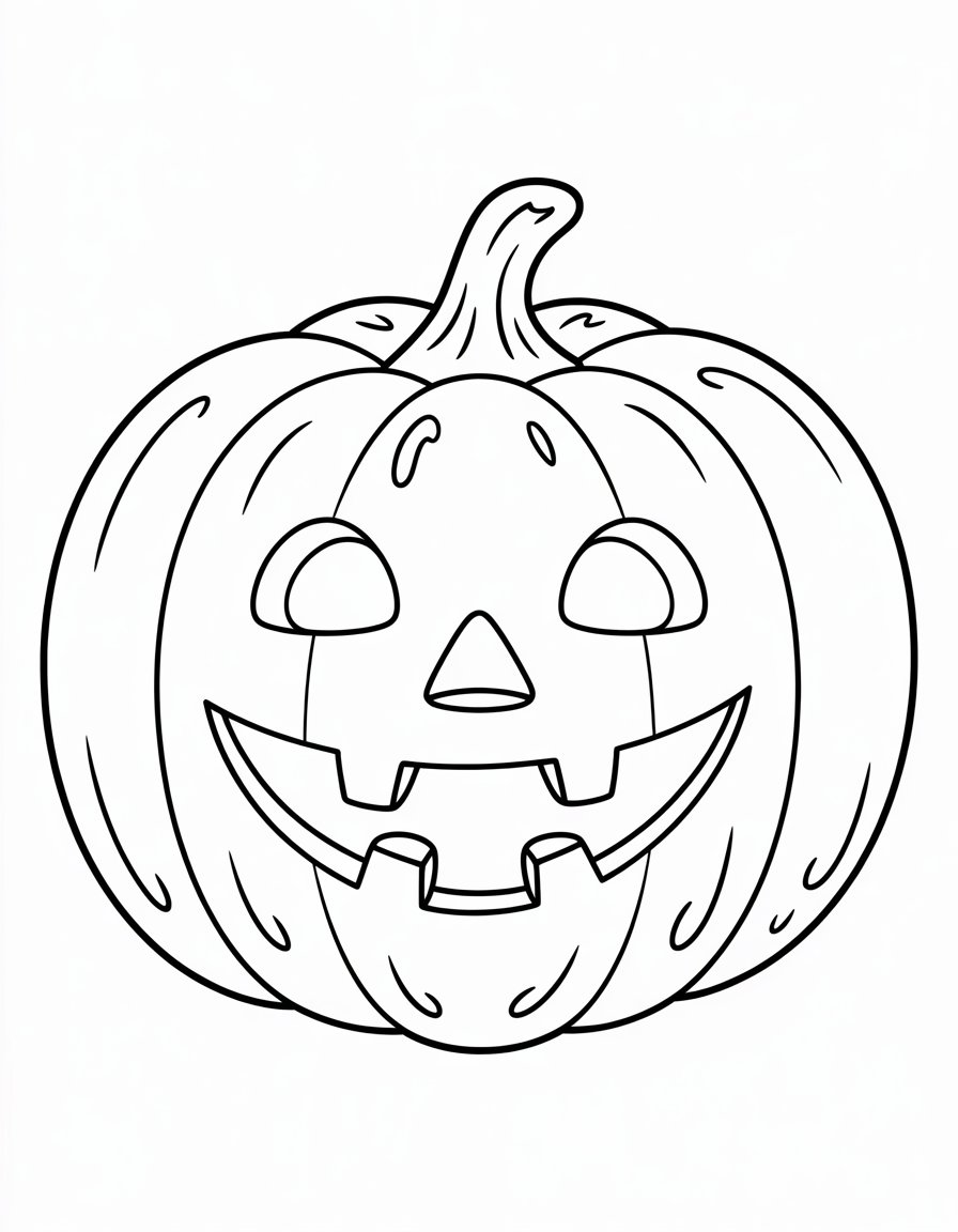 Smiling Jack-o'-Lantern