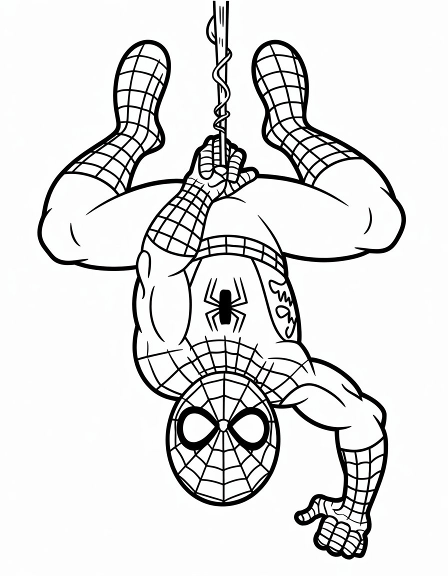 Spiderman Hangs Around