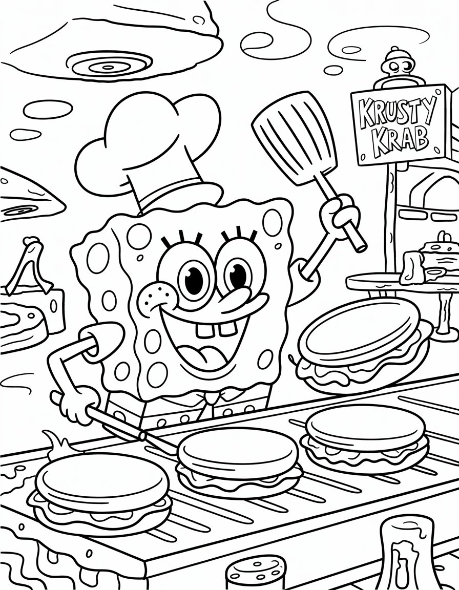 SpongeBob the Fry Cook