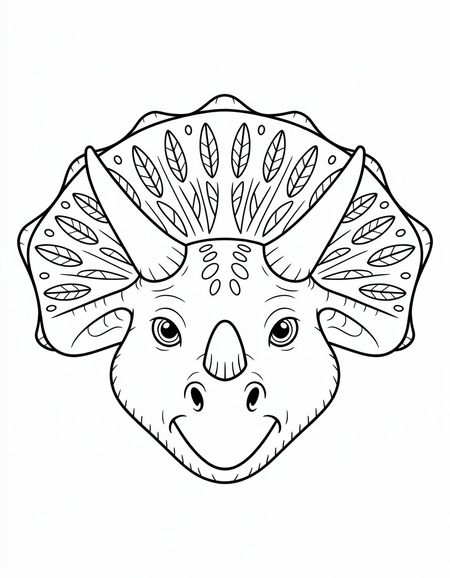 Triceratops Face