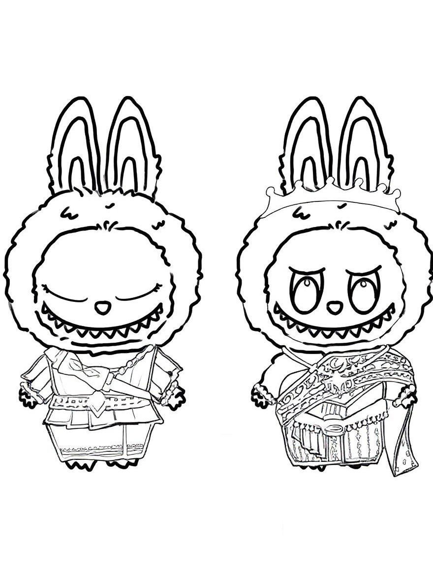 Cambubu Thai traditional costume coloring page