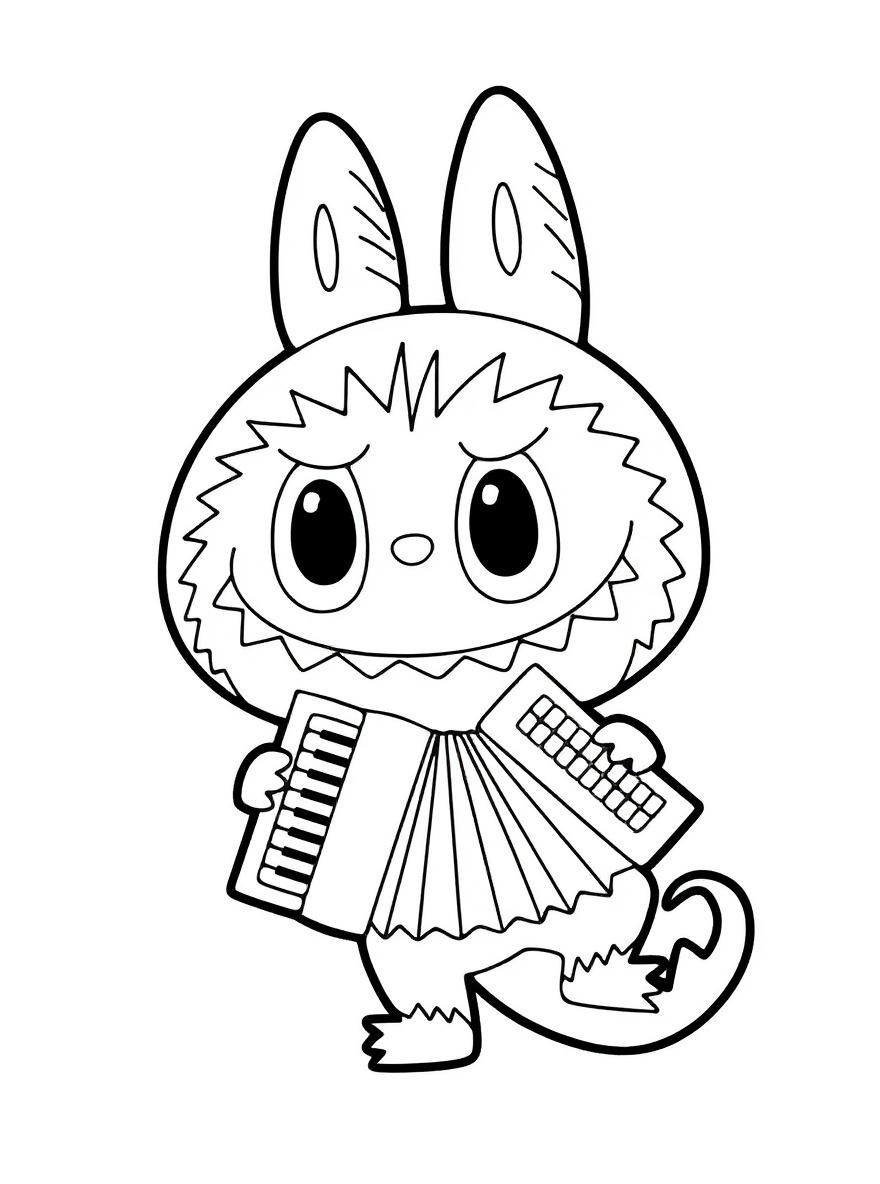 Mokoko coloring page