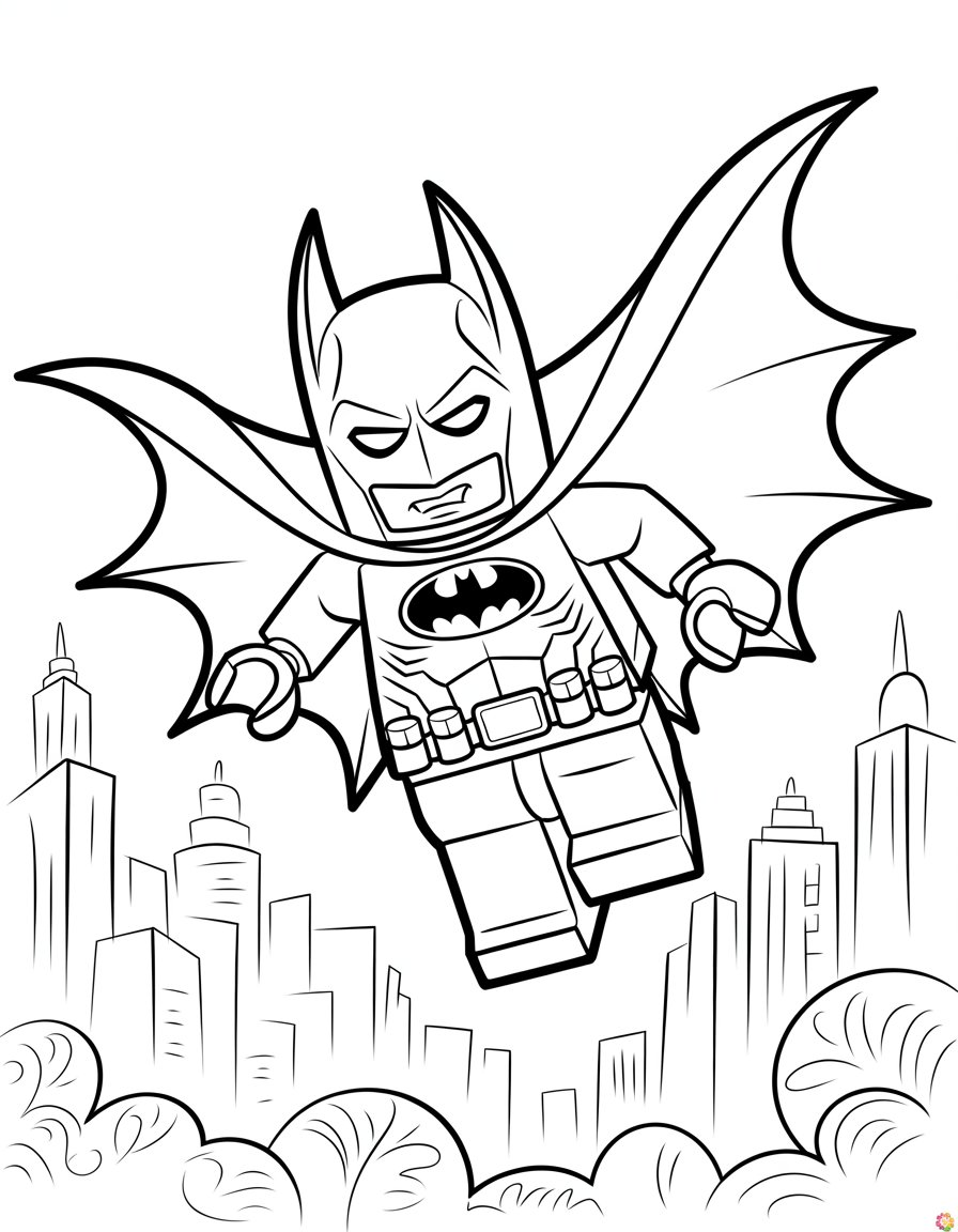 lego batman coloring page