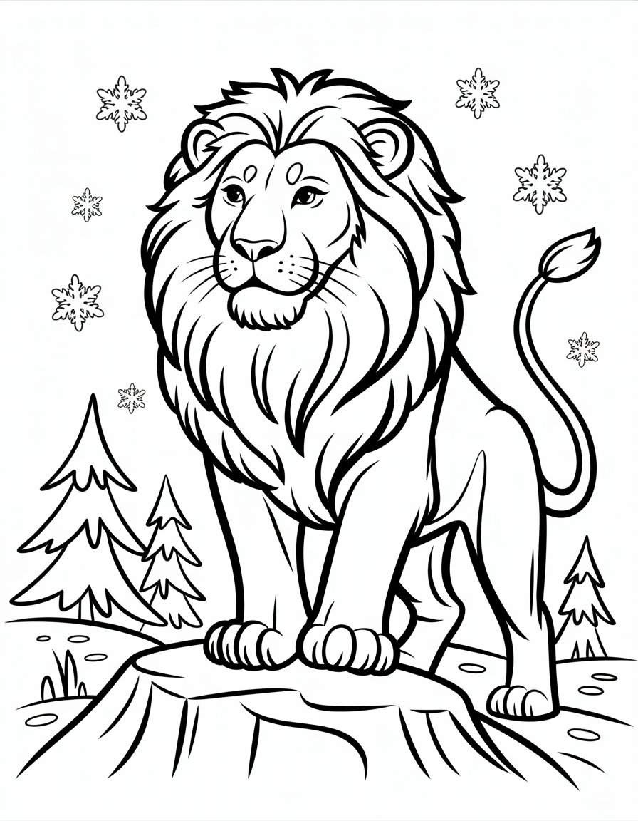 lion witch wardrobe coloring page