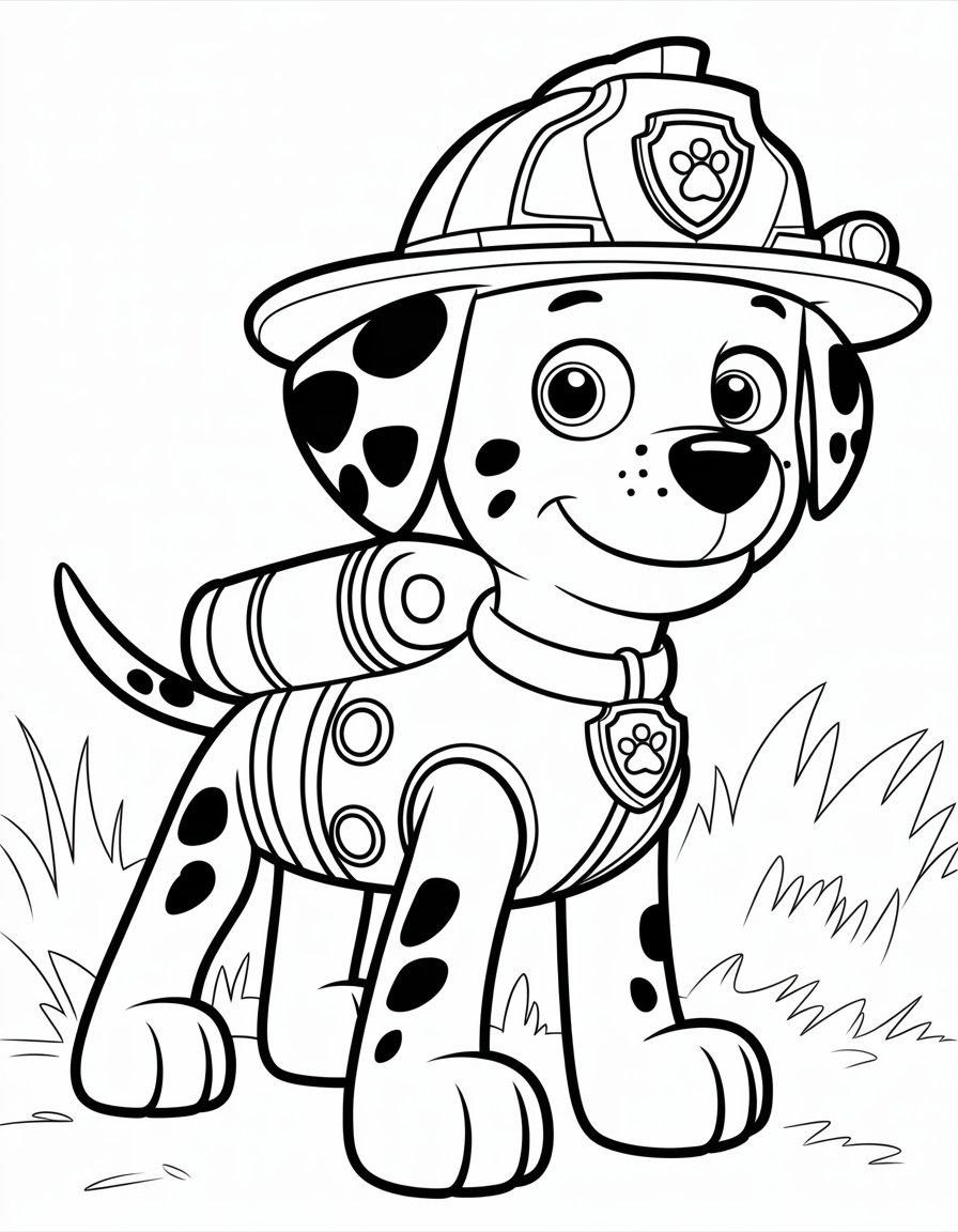 marshall the fire pup