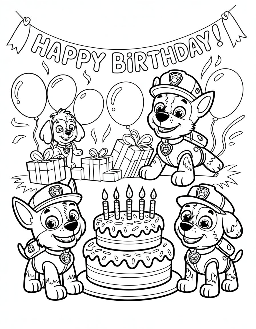 paw patrol birthday party