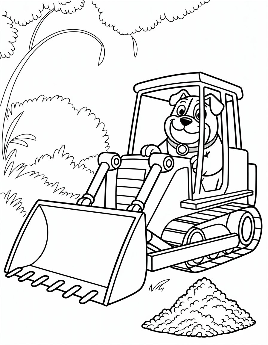 rubbles bulldozer