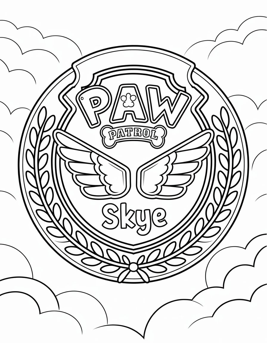 skyes aviation badge