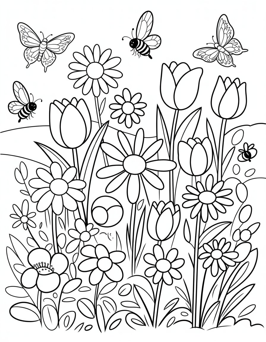 spring flower garden