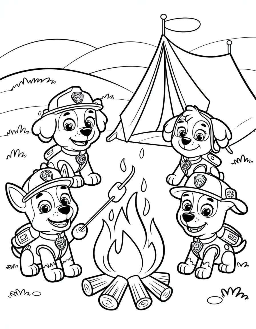 summer camping trip
