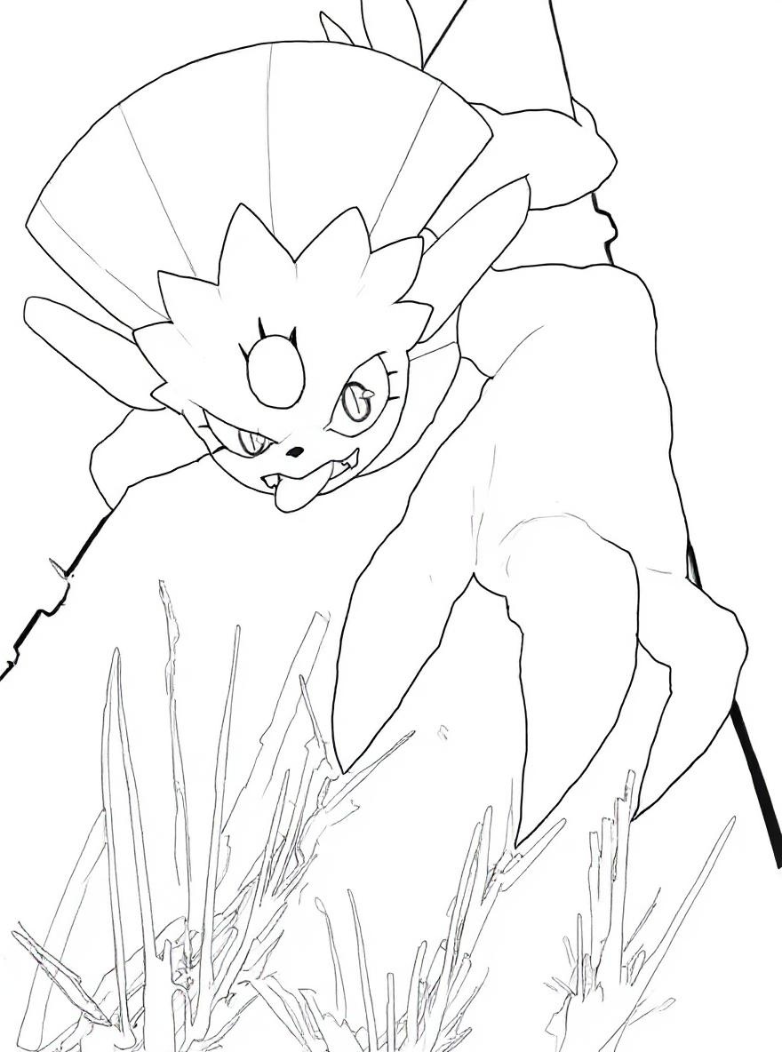 Sneasel Pokemon coloring page