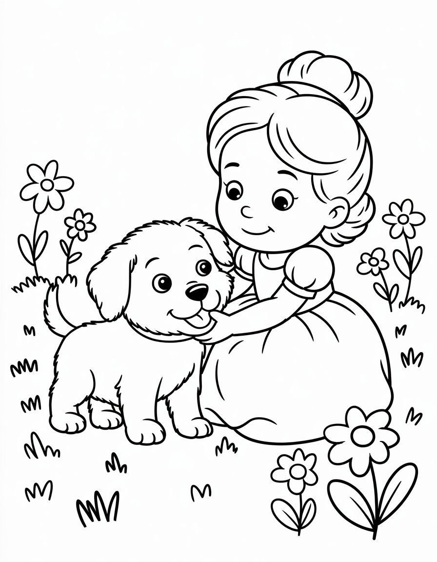 Princess and Her Loyal Puppy