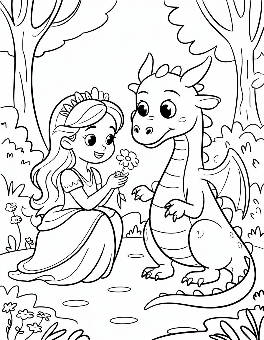 Princess Befriends a Dragon