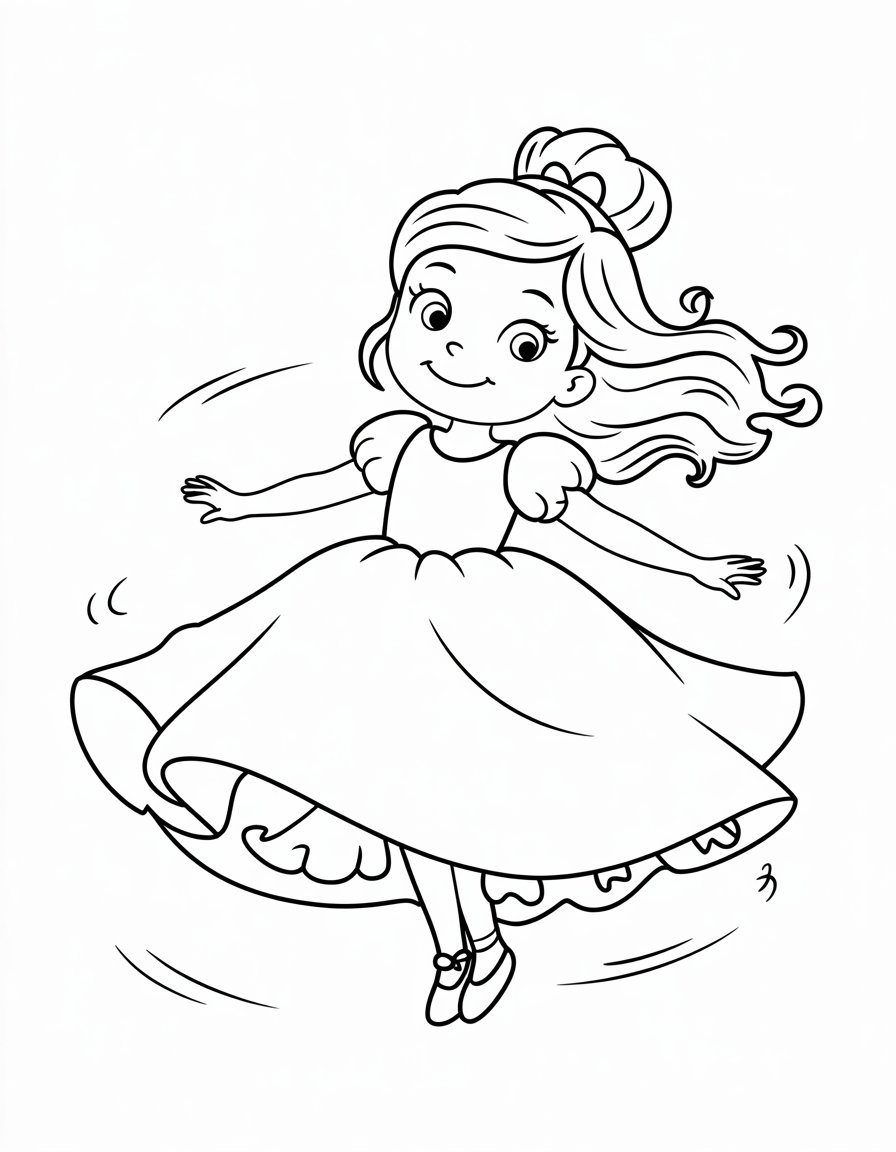 Princess Dancing Gracefully