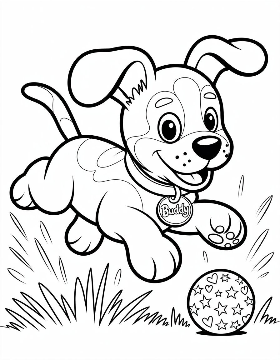 Puppy Coloring Pages
