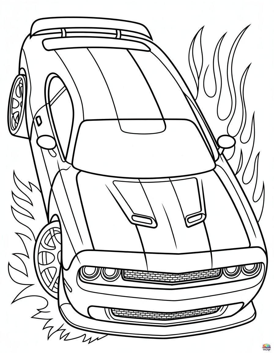 challenger coloring page
