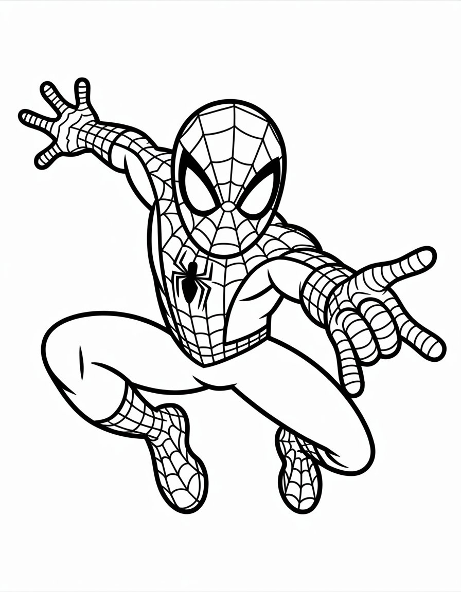amazing spiderman 2 coloring page