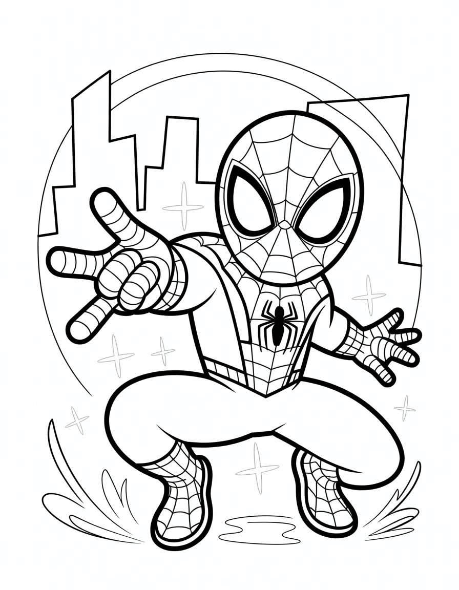 Spiderman Coloring Pages
