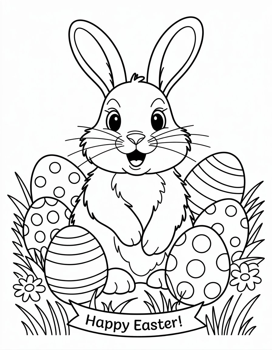 spring bonnie coloring page