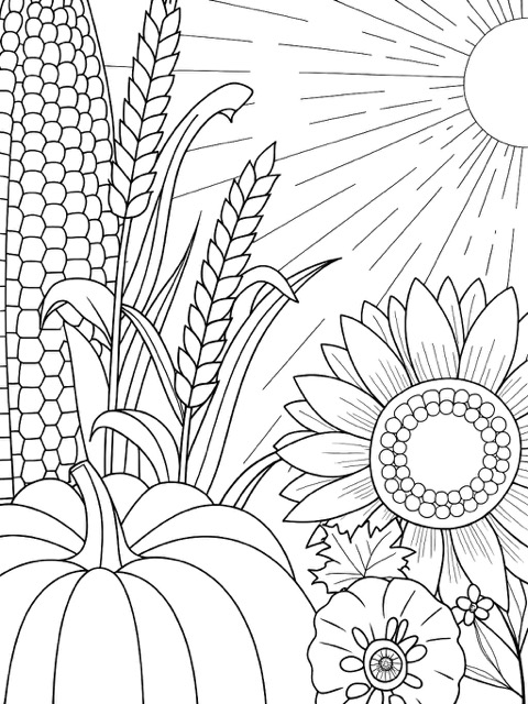 Corn and Flower